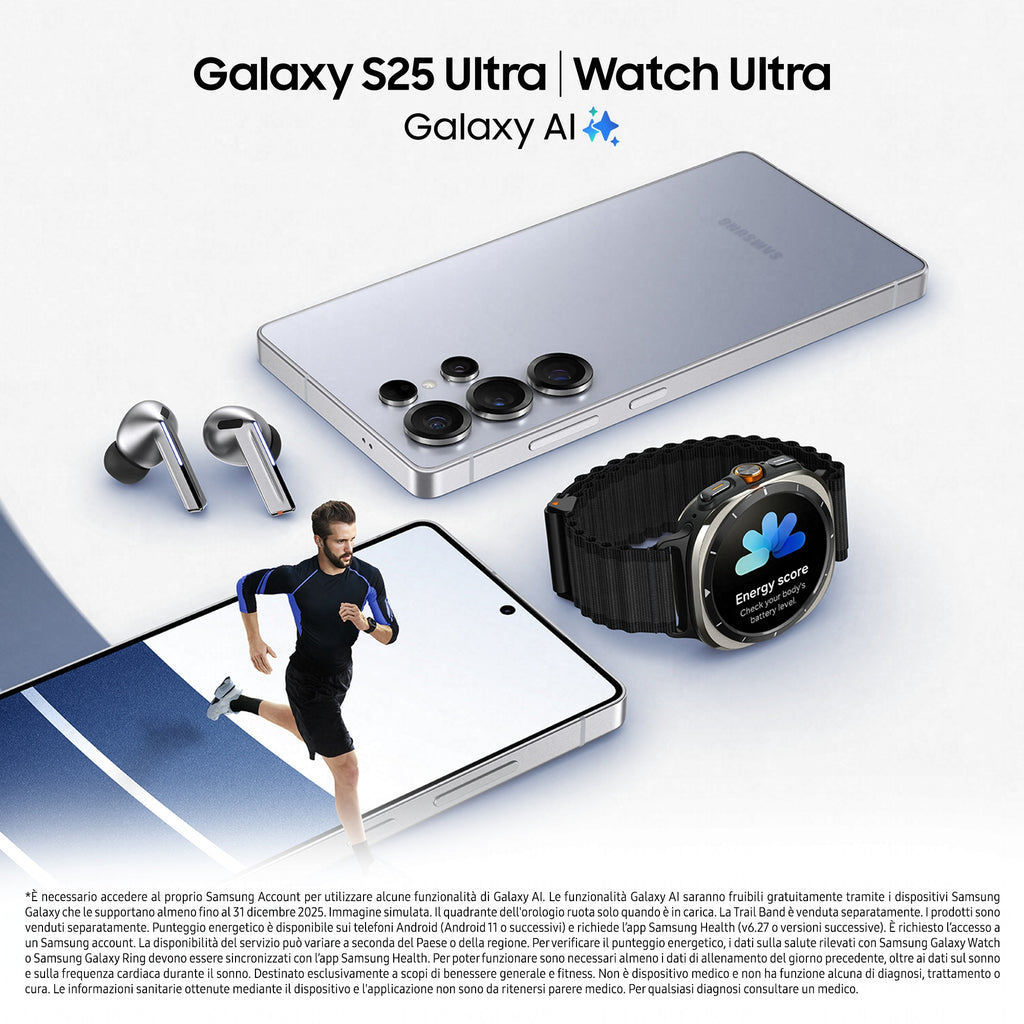 Samsung SM-S938 S25 Ultra 12+512GB 6.9" 5G Titanium Gray ITA