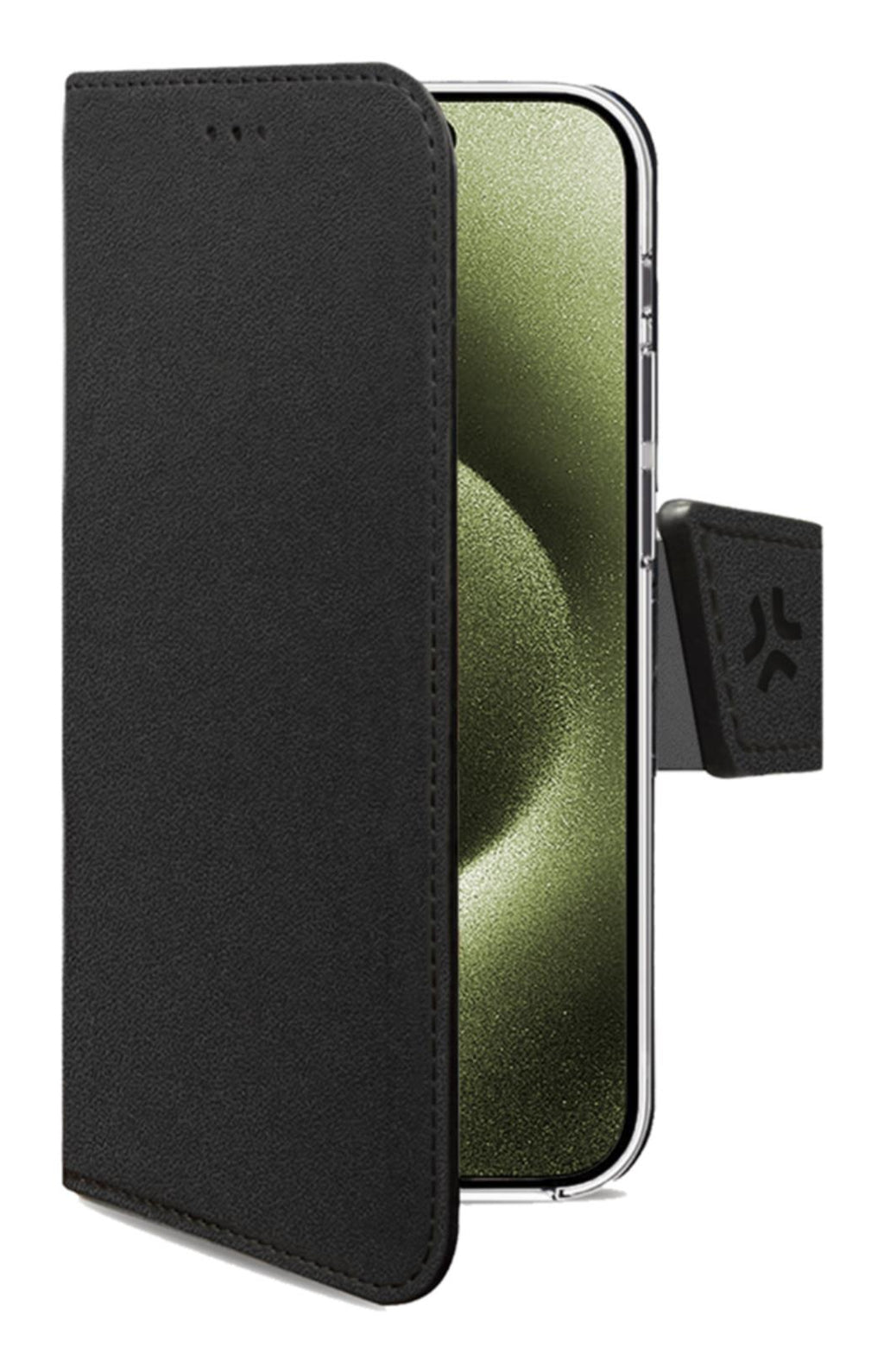 Celly Custodie - Wally - Apple iPhone 16 [iPhone 16 Cases] Black
