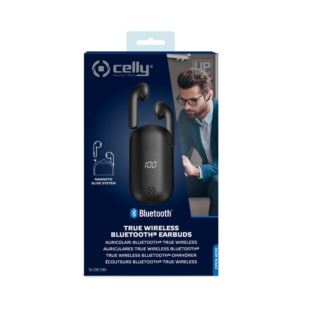 Celly True Wireless Drop Slide Black SLIDE1BK