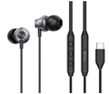 SGS IN-EAR BEAN AURICOLARE STEREO TYPE-C BLACK CON GOMMINI