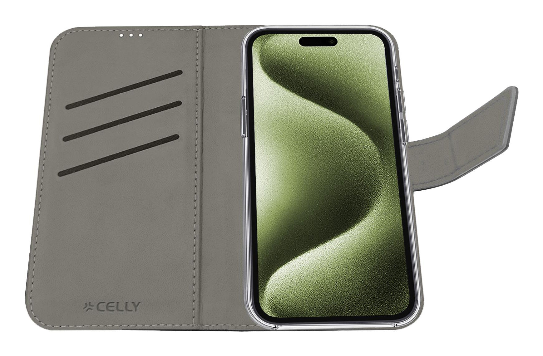 Celly Custodie - Wally - Apple iPhone 16 [iPhone 16 Cases] Black