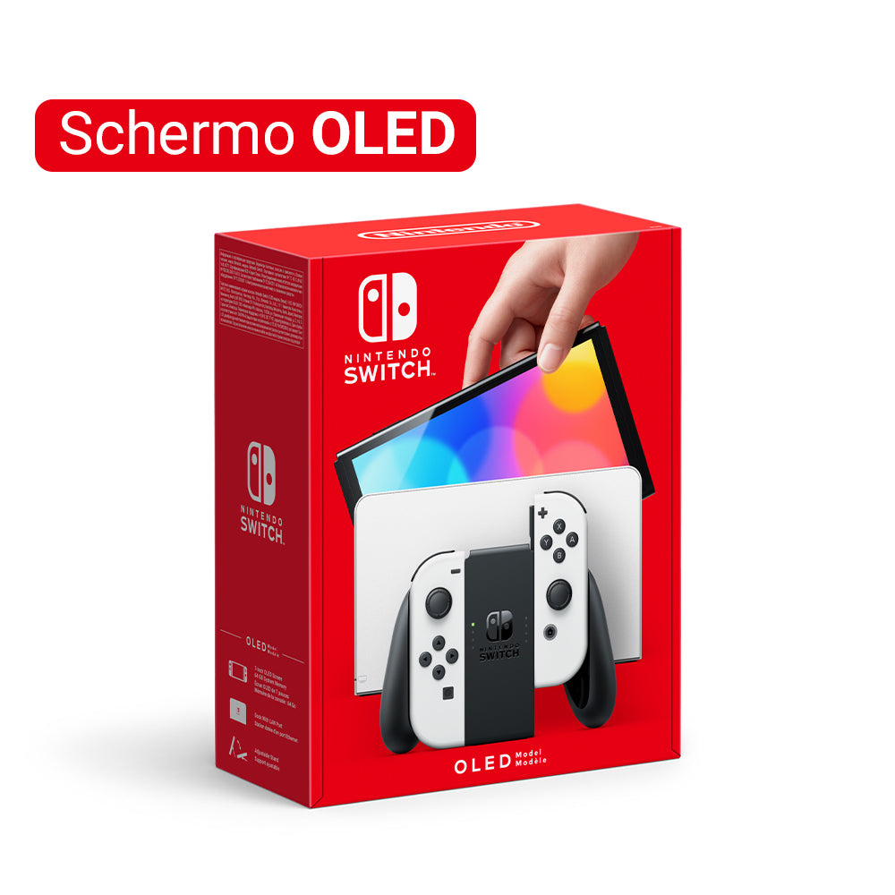 Nintendo Switch OLED 64GB 7" Bianco/nero