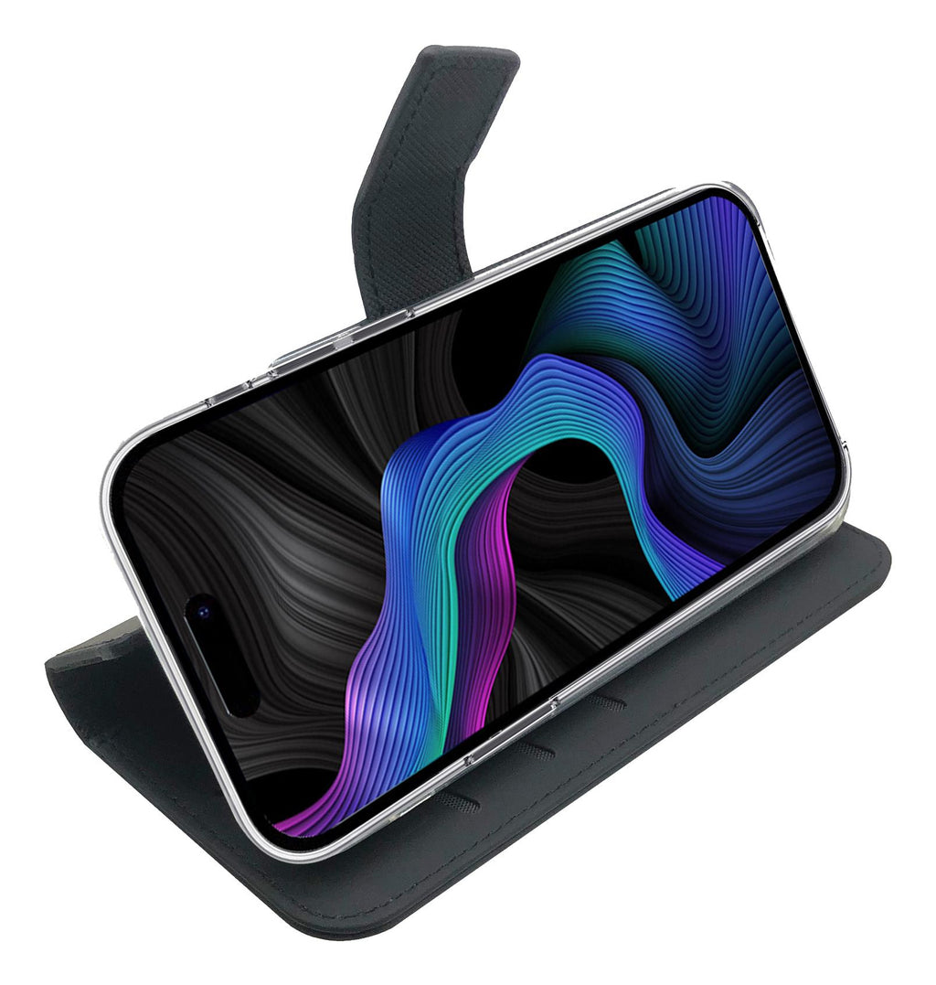 Celly Custodie - Wally - Apple iPhone 15 [iPhone 15 Cases] Black