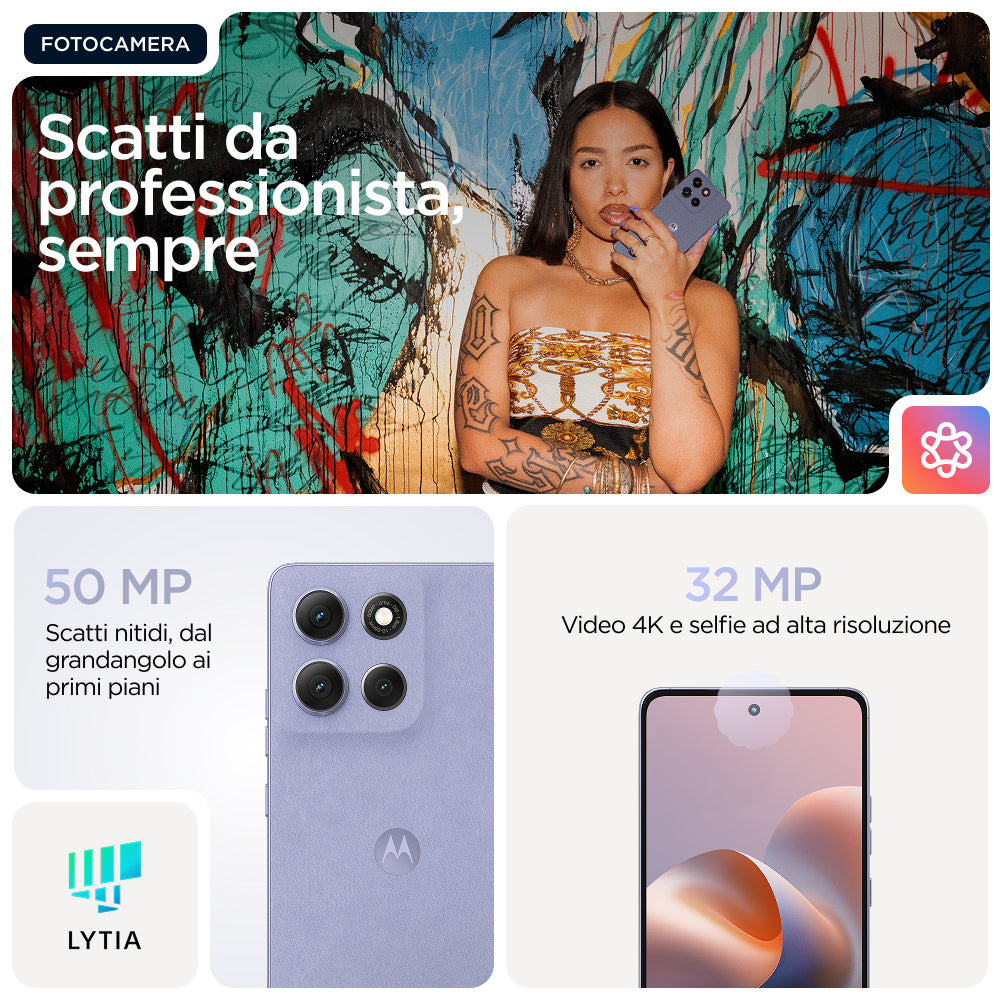 Motorola Moto G86 8+256GB 6.67" 5G Cosmic Sky DS Tim
