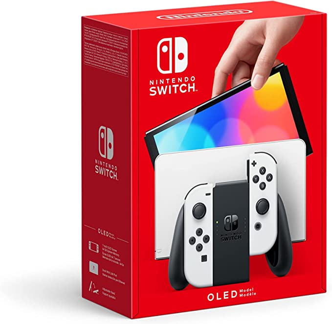 Nintendo Switch OLED 64GB 7" Bianco/nero