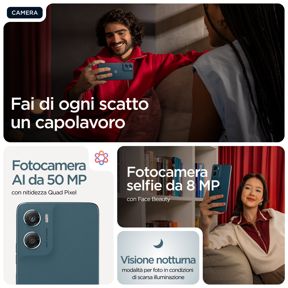 Motorola Moto G06 4+256GB 6.88" Pantone Tapestry 4G DS ITA