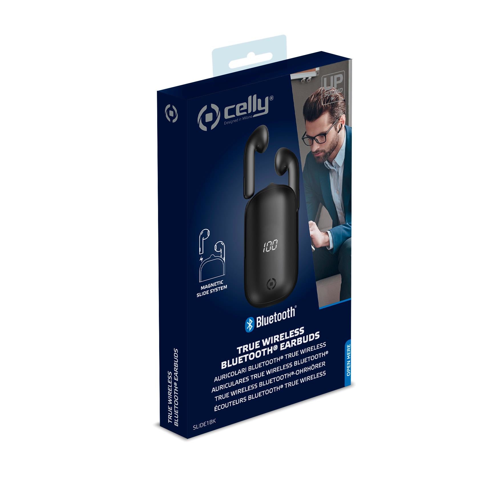 Celly True Wireless Drop Slide Black SLIDE1BK