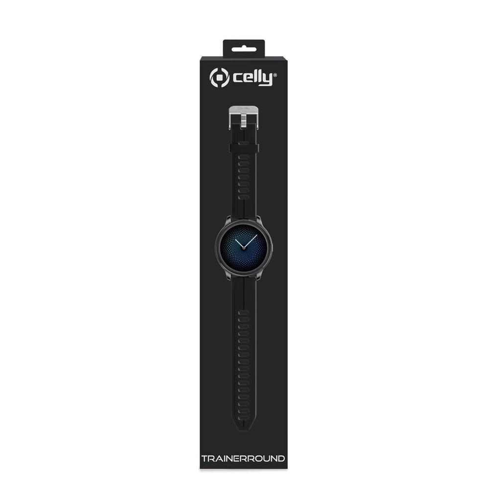 Celly Trainerround Smartwatch Black