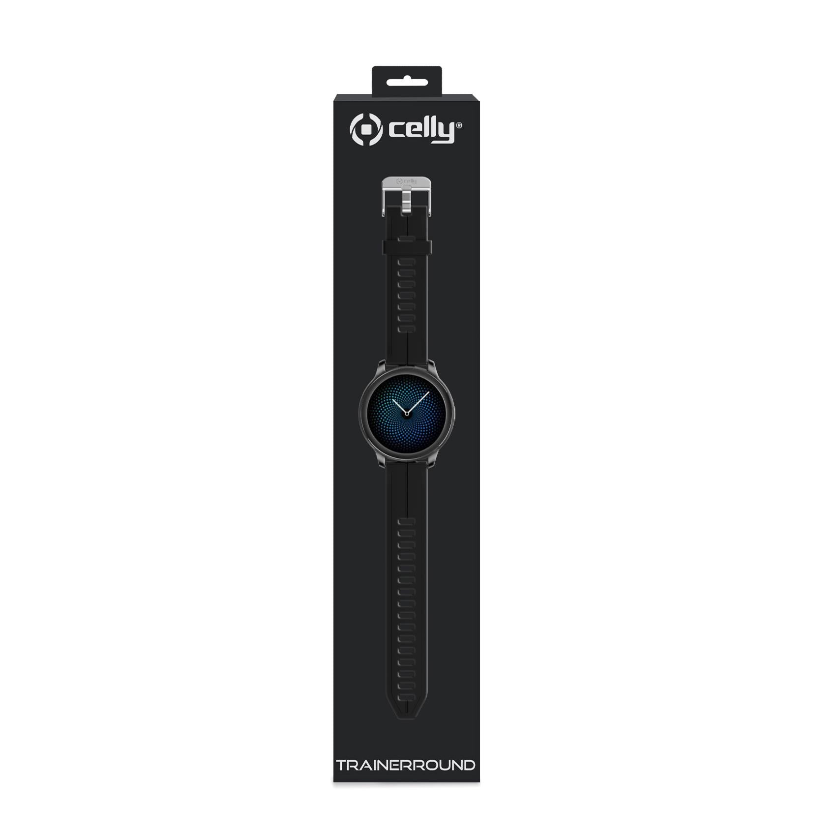 Celly Trainerround Smartwatch Black