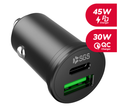 Sgs Caricatore Per Auto USB-C PD 45W & USB-A 30W