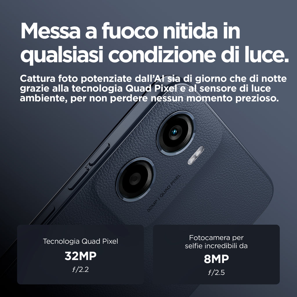Motorola Moto E15 2+64GB 6.67" Denim Blue ITA