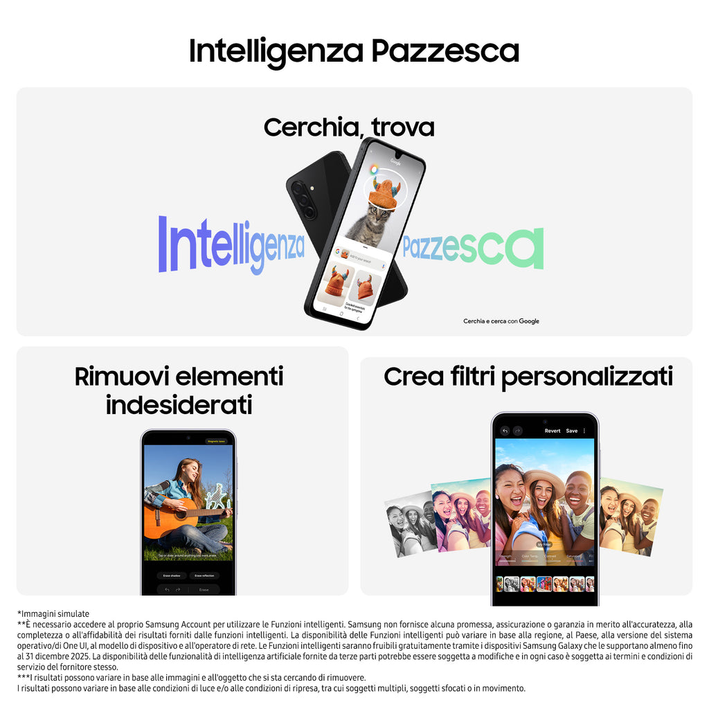 Samsung SM-A266 A26 6+128GB6.7" 5G Black DS ITA