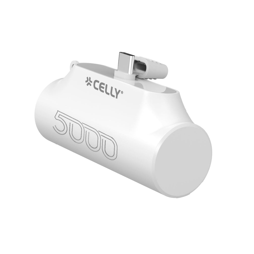 Celly PBC5000 Power Bank Compact Bianco