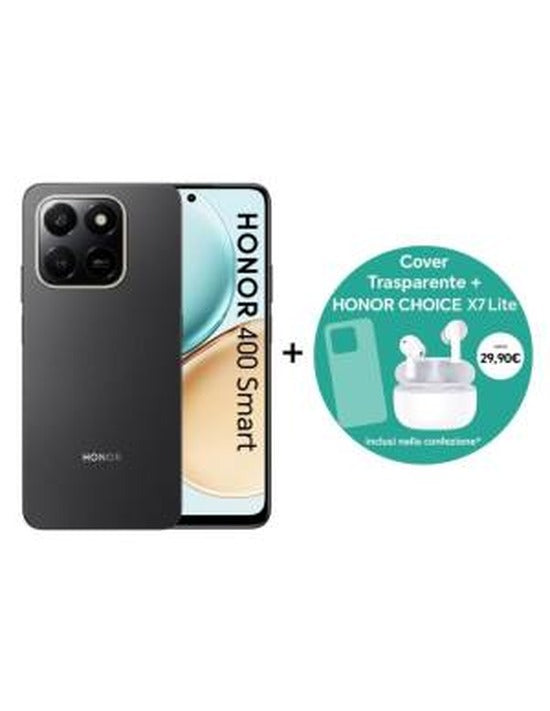 Honor 400 Smart 8+256GB 6.7" 4G Velvet Black DS ITA + Choice X7 Lite