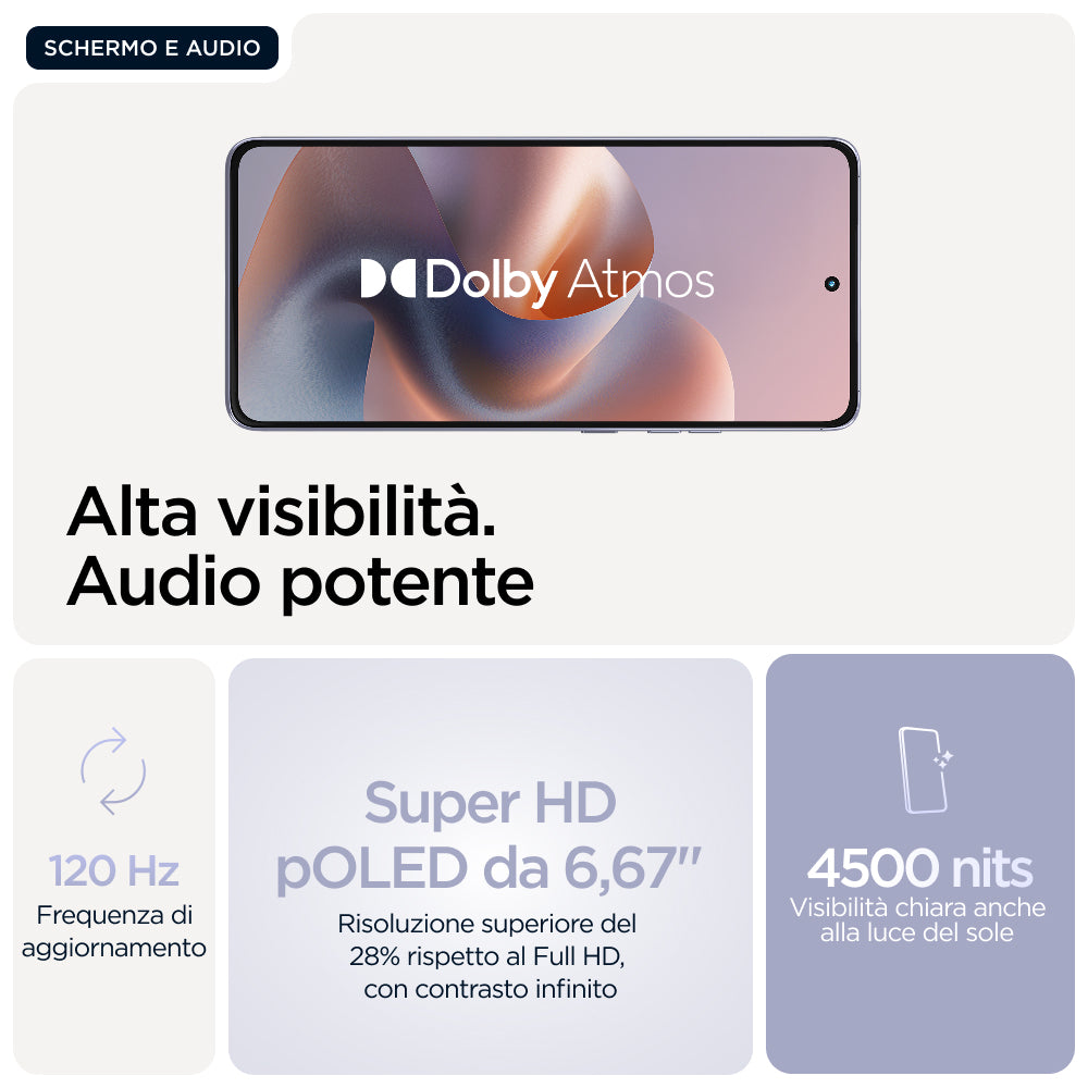 Motorola Moto G86 8+256GB 6.67" 5G Cosmic Sky DS Tim