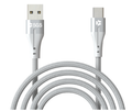Sgs Cloth Type-C Cavo Dati/carica USB 1 Metro Silver