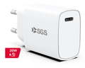 Sgs Caricatore Da Casa Travel Charger - USB-C PD 20W White